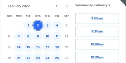 Portal Calendly programa cita con lotsono